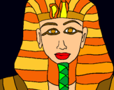 Dibuix Tutankamon pintat per prince
