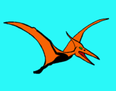 Dibuix Pterodàctil pintat per aleix aldoma