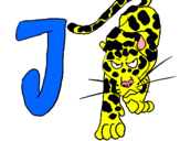 Dibuix Jaguar pintat per marta