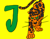 Dibuix Jaguar pintat per JAN