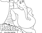 Dibuix Horton pintat per ELSA