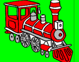 Dibuix Tren pintat per  oriol