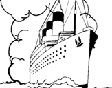 Dibuix Vaixell de vapor pintat per LAURA