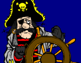 Dibuix Capità pirata pintat per JULIAN