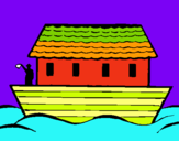 Dibuix Arca de Noe pintat per JORDINA