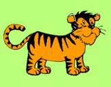 Dibuix Tigre pintat per LLUIS