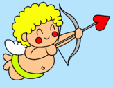 Dibuix Cupido pintat per SanDra