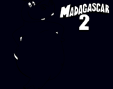 Dibuix Madagascar 2 Gloria pintat per MONEM