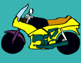 Dibuix Motocicleta pintat per phineas  y  ferb