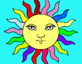Dibuix Sol pintat per mjhnbtgfvbcxssdew3