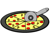 Dibuix Pizza pintat per susanna 7