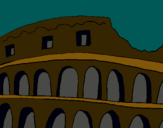 Dibuix Coliseu pintat per Daniel