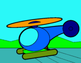 Dibuix Helicòpter petit  pintat per  Marta TT