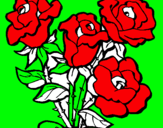 Dibuix Ram de roses pintat per 62913