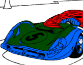Dibuix Automòbil nº 5 pintat per oriol rodriguez