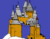 Dibuix Castell medieval pintat per jan.q