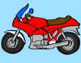 Dibuix Motocicleta pintat per Adrian