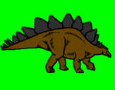 Dibuix Stegosaurus pintat per MARIO