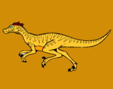 Dibuix Velociraptor  pintat per ALBERT  CASAS