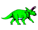 Dibuix Triceratops pintat per MARC GR