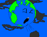 Dibuix Terra malalta pintat per joan