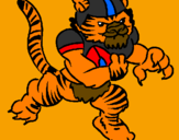 Dibuix Jugador tigre pintat per alvaro