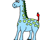 Dibuix Girafa pintat per damià