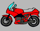 Dibuix Motocicleta pintat per joan