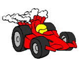 Dibuix Cotxe de Fórmula 1 pintat per vehicles 