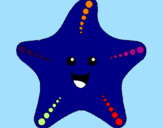 Dibuix Estrella de mar pintat per paula