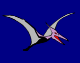 Dibuix Pterodàctil pintat per Bernat
