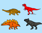 Dibuix Dinosauris de terra pintat per adrian 2901