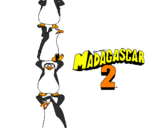 Dibuix Madagascar 2 Pingüins pintat per albert