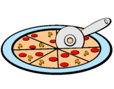 Dibuix Pizza pintat per jordi lopez