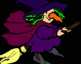 Dibuix Disfressa de bruixa pintat per BERTA V