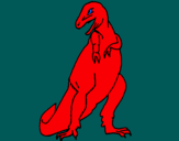 Dibuix Tiranosaurios rex  pintat per Noelia