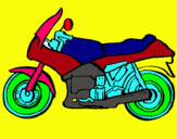 Dibuix Motocicleta pintat per LUCCA