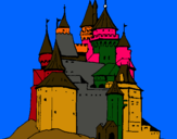 Dibuix Castell medieval pintat per marcc