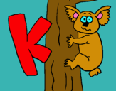 Dibuix Koala pintat per andrea
