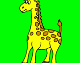 Dibuix Girafa pintat per cristina98