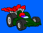 Dibuix Cotxe de Fórmula 1 pintat per david  lorenzo  paez