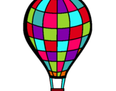 Dibuix Globus aerostàtic pintat per finaocañasubirana