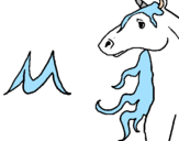 Dibuix Unicorn pintat per Míriam Ferran