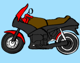 Dibuix Motocicleta pintat per berta camprubí