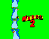 Dibuix Madagascar 2 Pingüins pintat per albert 1