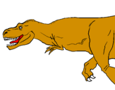 Dibuix Tiranosaure rex pintat per arnau 