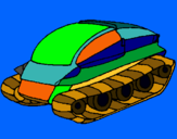 Dibuix Nau tanc pintat per ISAAC BARTI