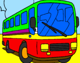 Dibuix Autobús pintat per diego