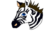 Dibuix Zebra II pintat per anònim