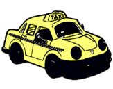 Dibuix Herbie taxista pintat per pol